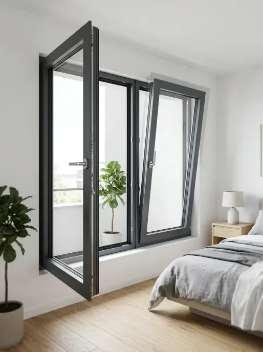 Kipp- und Drehfenster